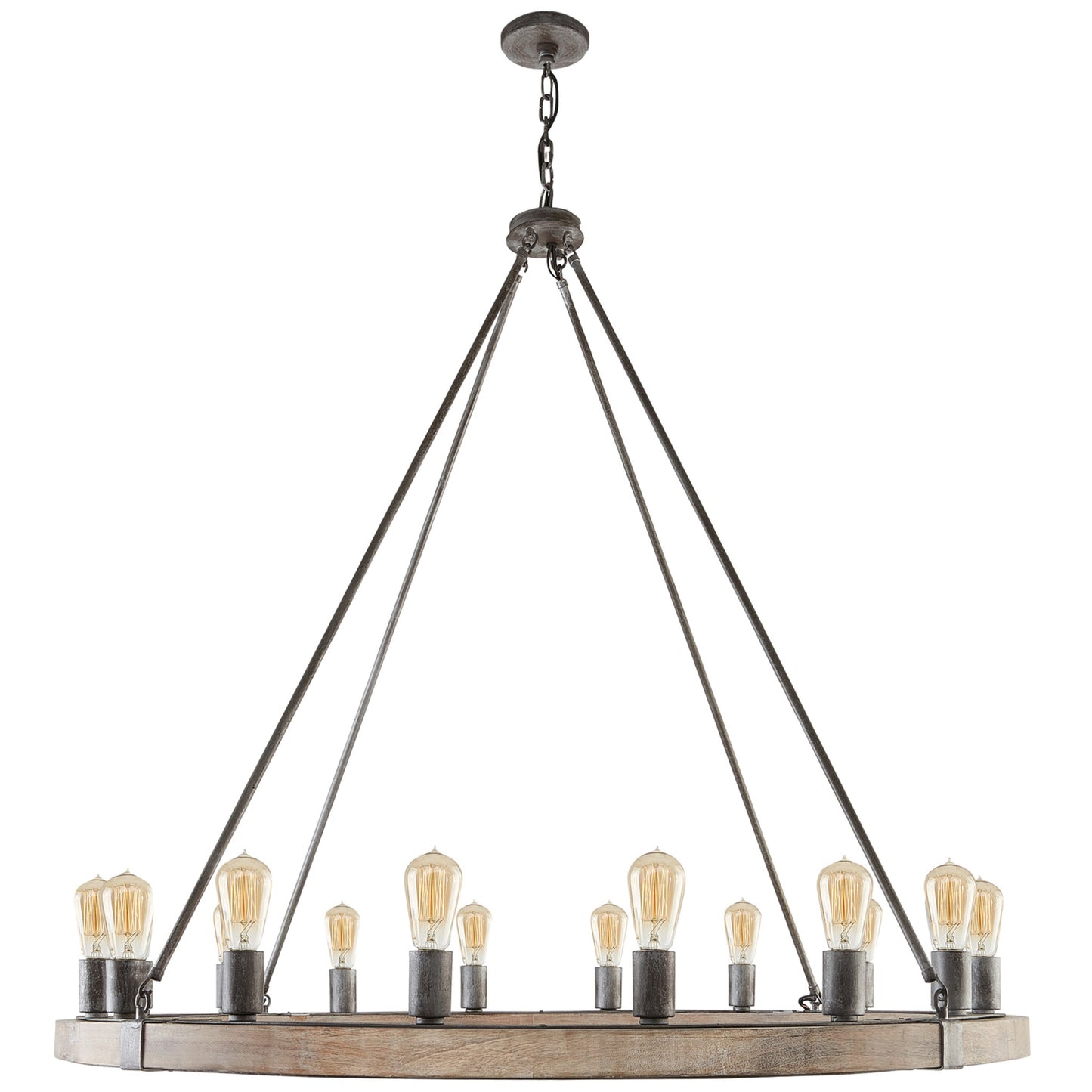 Capital Austin 16-Light Chandelier in Urban Wash