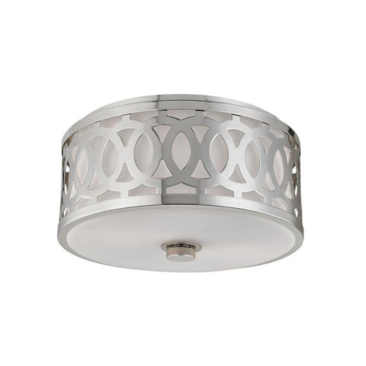Hudson Valley Genesee Flush Mount Polished Nickel
