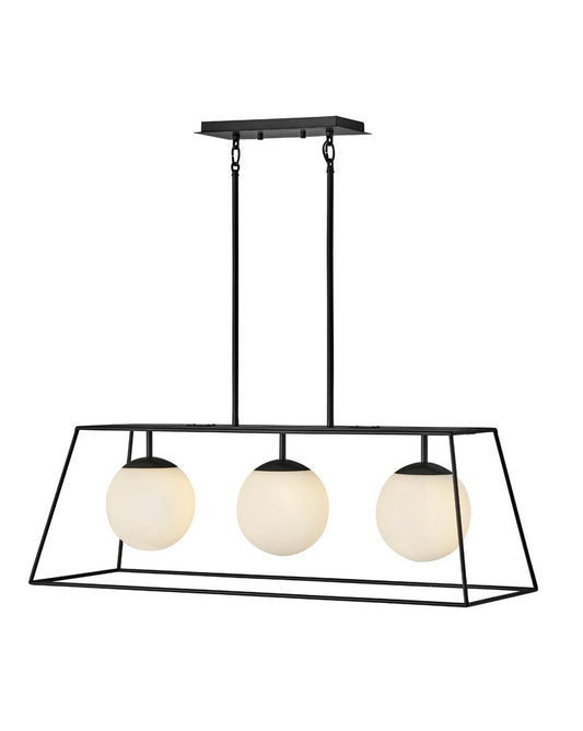 Hinkley Jonas Linear Chandelier Black