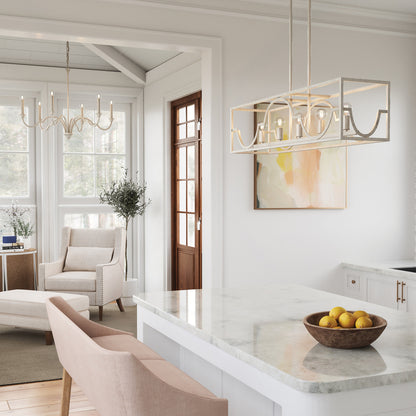 Capital Demi Chandelier Winter White