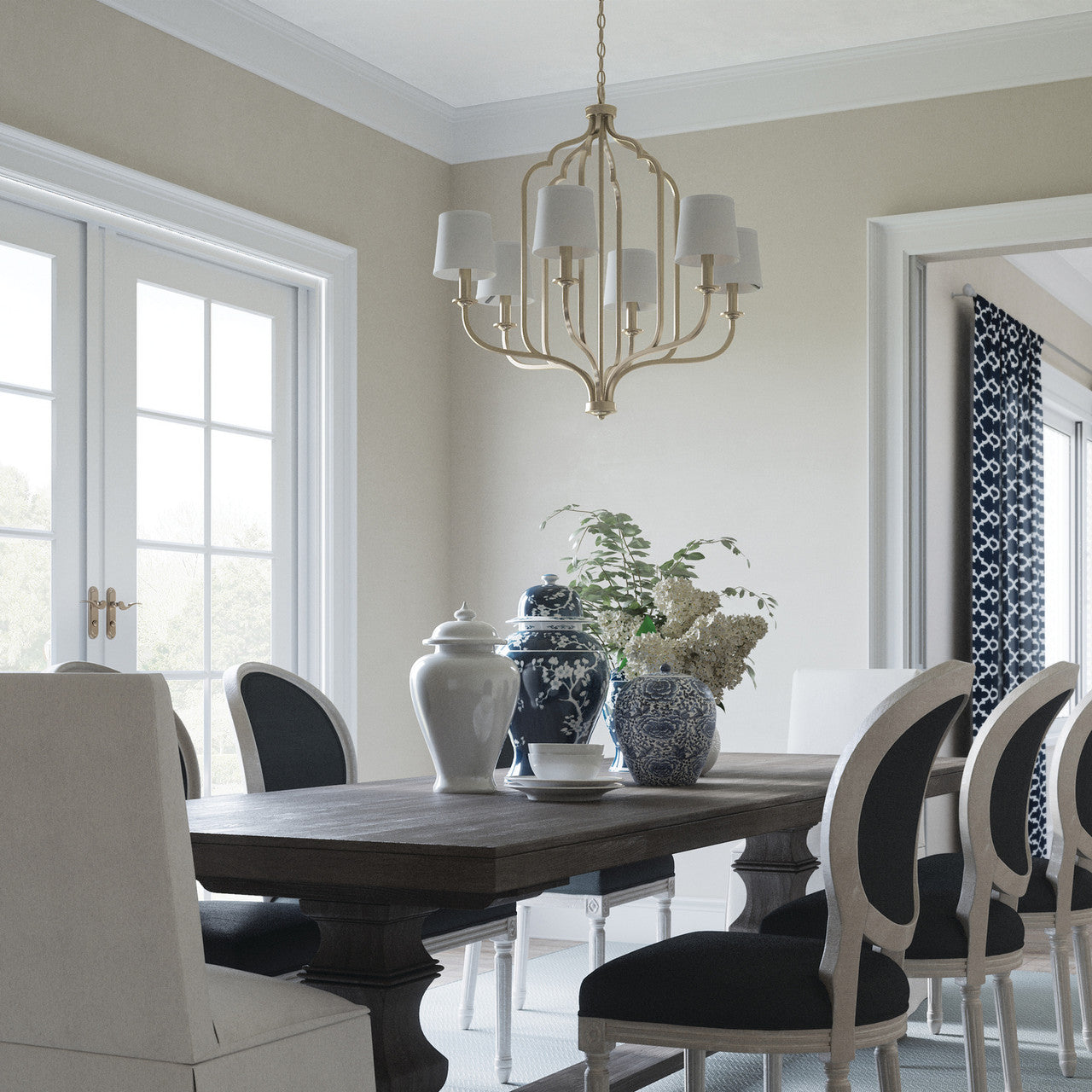 Capital Ophelia Chandelier Winter Gold