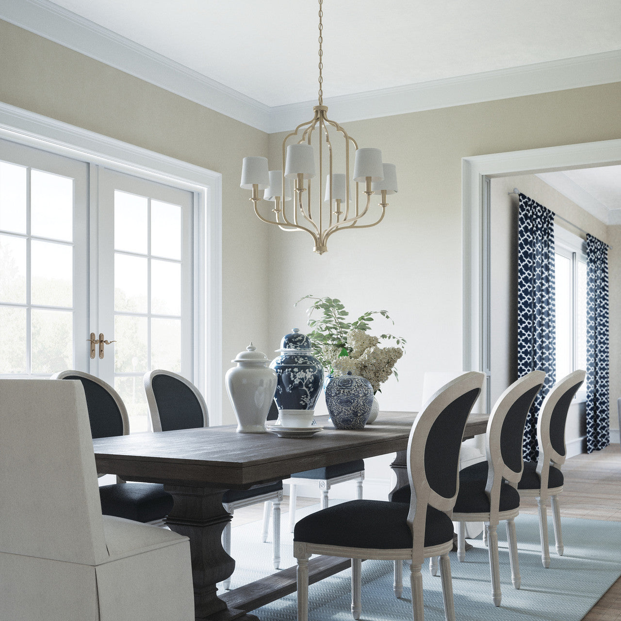 Capital Ophelia Chandelier Winter Gold