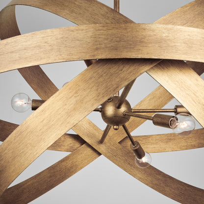 Capital Jude 6-Light Chandelier in Mystic Luster
