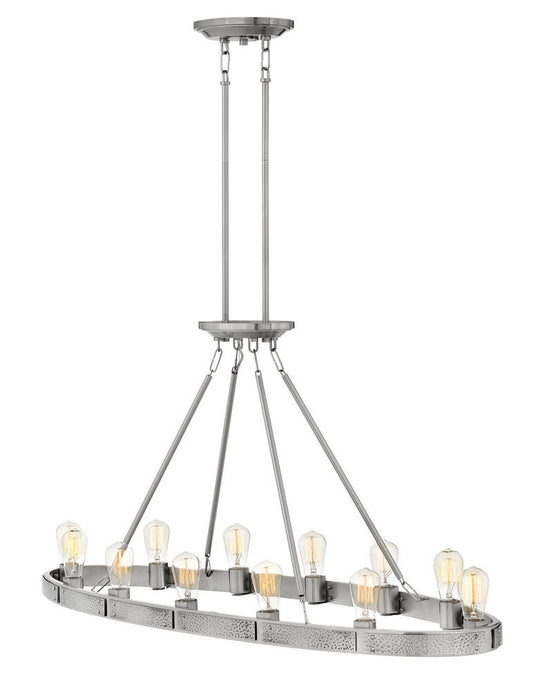 Hinkley Everett Linear Chandelier Brushed Nickel