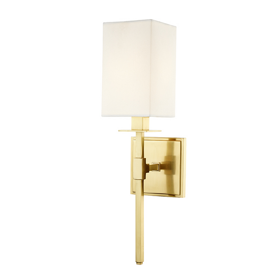 Hudson Valley Taunton Wall Sconce Antique Brass