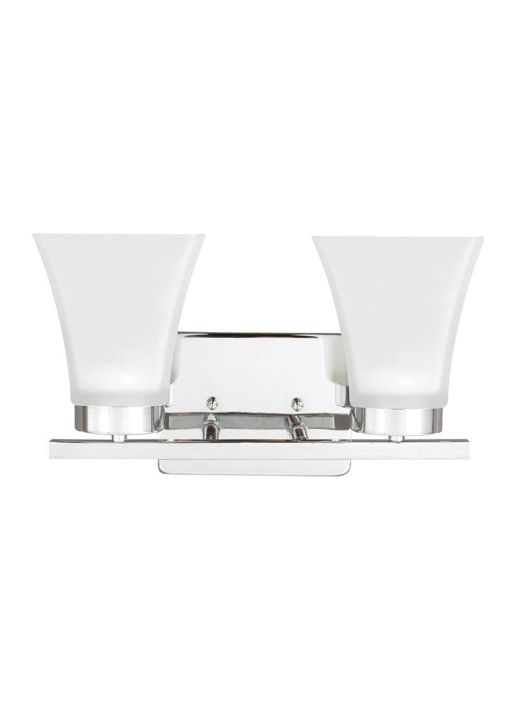 Generation Lighting Bayfield Two Light Wall / Bath Chrome