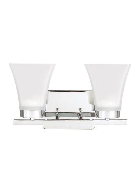 Generation Lighting Bayfield Two Light Wall / Bath Chrome