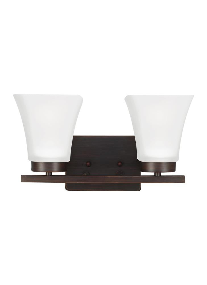 Generation Lighting Bayfield Two Light Wall / Bath Bronze