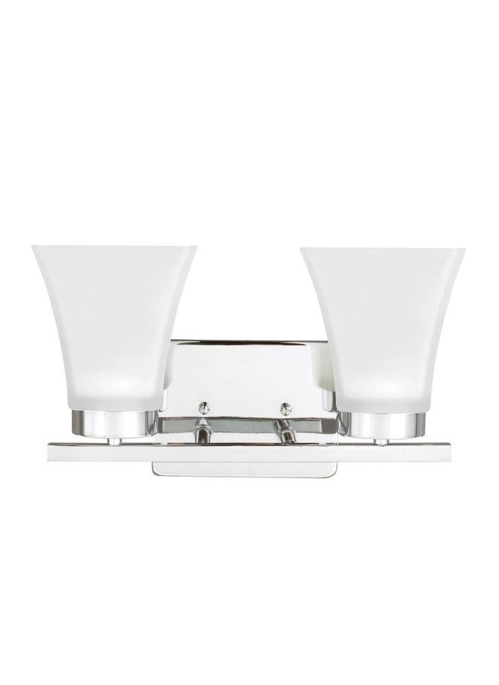 Generation Lighting Bayfield Two Light Wall / Bath Chrome