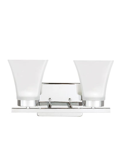 Generation Lighting Bayfield Two Light Wall / Bath Chrome