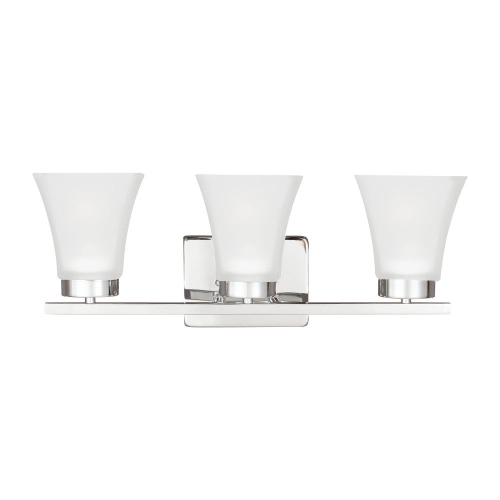 Generation Lighting Bayfield Three Light Wall / Bath Chrome