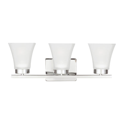 Generation Lighting Bayfield Three Light Wall / Bath Chrome