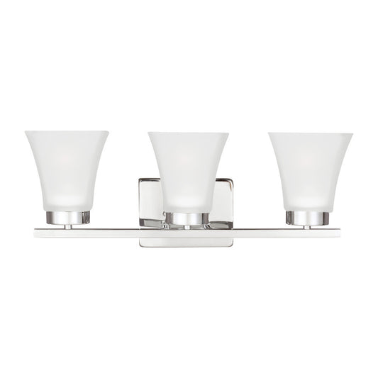 Generation Lighting Bayfield Three Light Wall / Bath Chrome