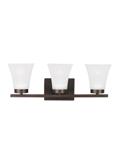 Generation Lighting Bayfield Three Light Wall / Bath Bronze