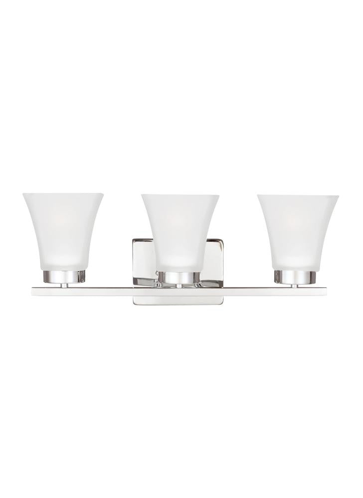 Generation Lighting Bayfield Three Light Wall / Bath Chrome
