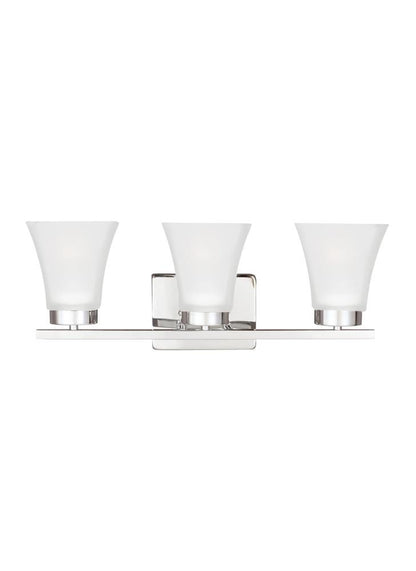 Generation Lighting Bayfield Three Light Wall / Bath Chrome