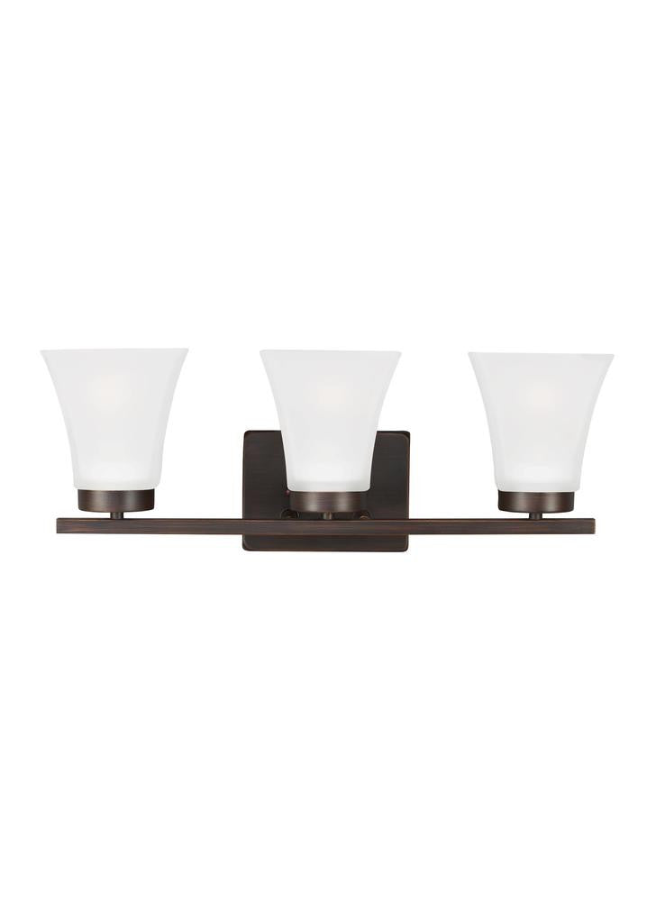Generation Lighting Bayfield Three Light Wall / Bath Bronze