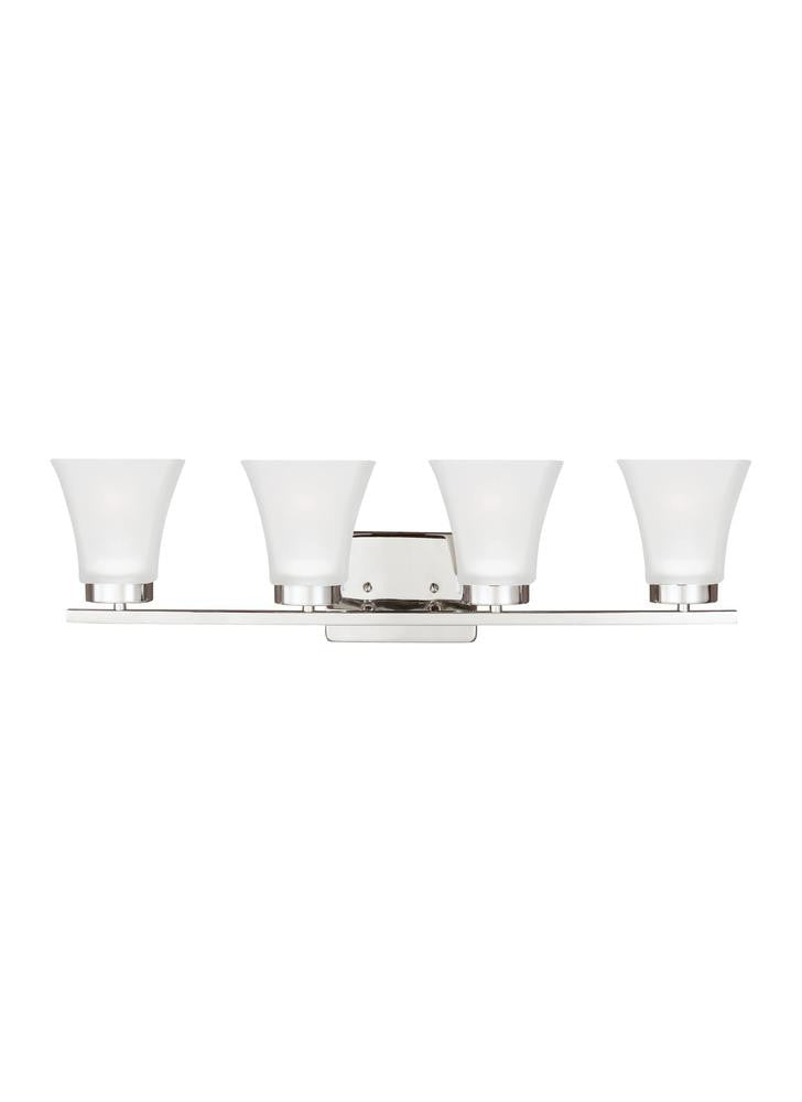 Generation Lighting Bayfield Four Light Wall / Bath Chrome