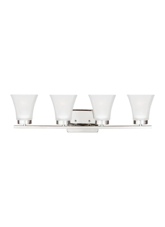 Generation Lighting Bayfield Four Light Wall / Bath Chrome