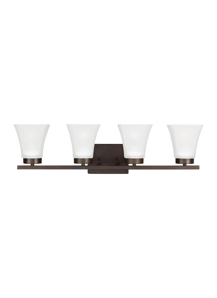 Generation Lighting Bayfield Four Light Wall / Bath Bronze