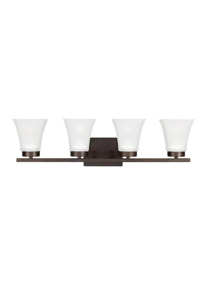 Generation Lighting Bayfield Four Light Wall / Bath Bronze