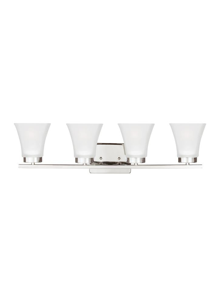 Generation Lighting Bayfield Four Light Wall / Bath Chrome
