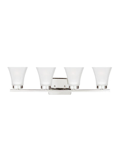 Generation Lighting Bayfield Four Light Wall / Bath Chrome
