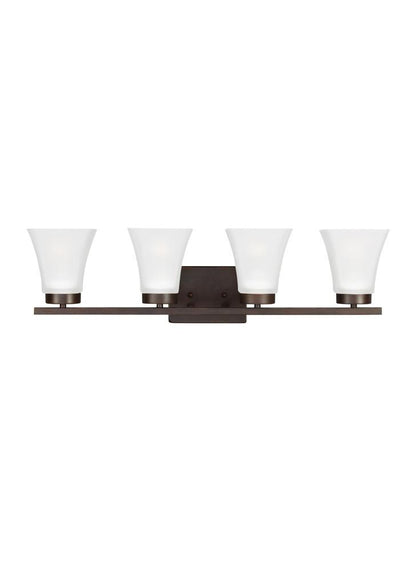 Generation Lighting Bayfield Four Light Wall / Bath Bronze