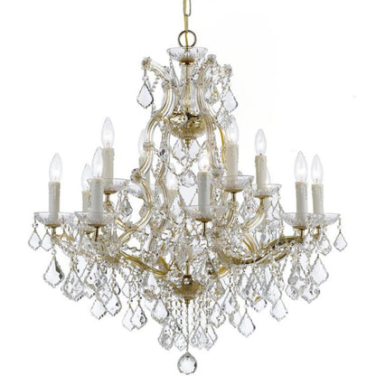 Crystorama Maria Theresa 13 Light Chandelier Gold
