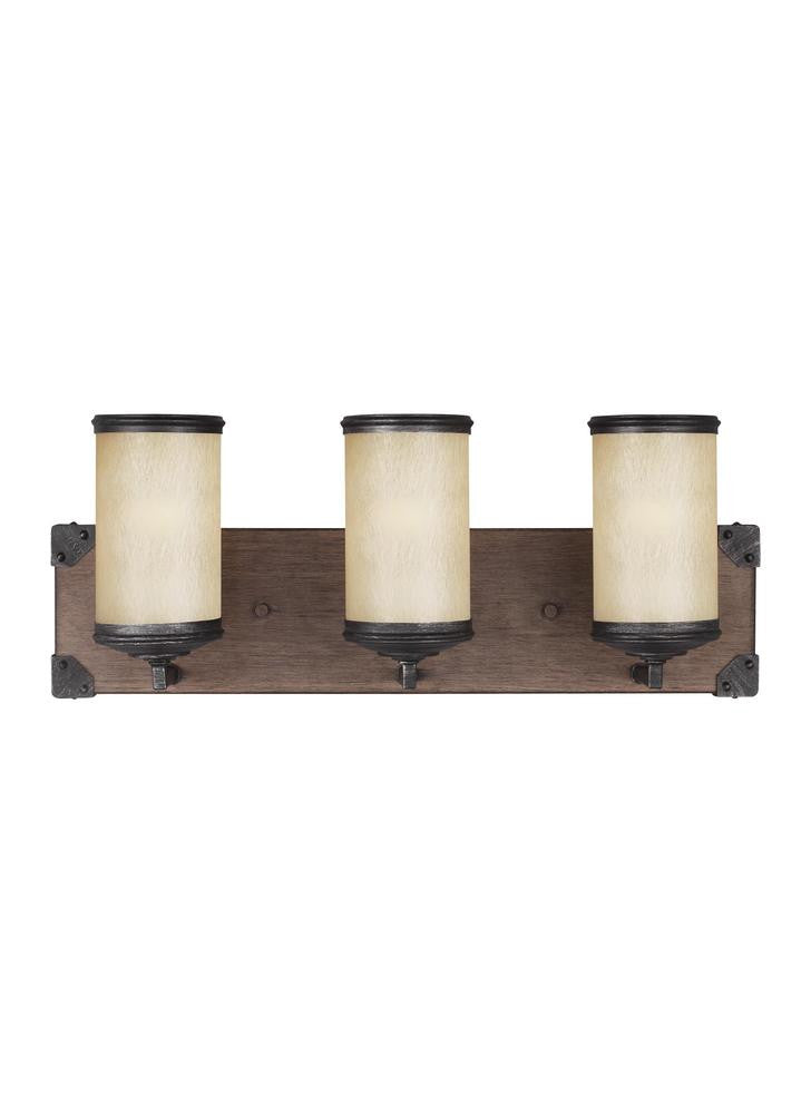 Generation Lighting Dunning Three Light Wall / Bath Stardust