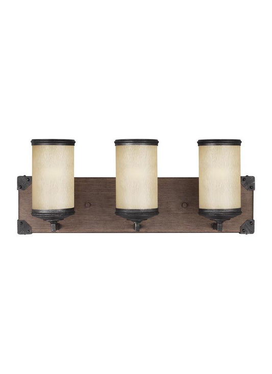 Generation Lighting Dunning Three Light Wall / Bath Stardust