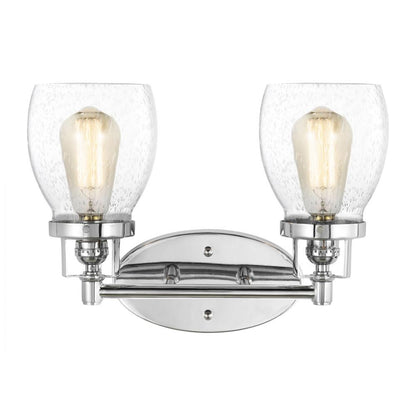 Generation Lighting Belton Two Light Wall / Bath Chrome