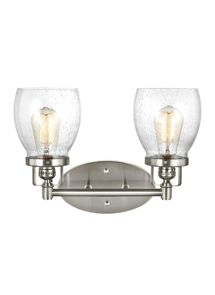 Generation Lighting Belton Two Light Wall / Bath Brushed Nickel