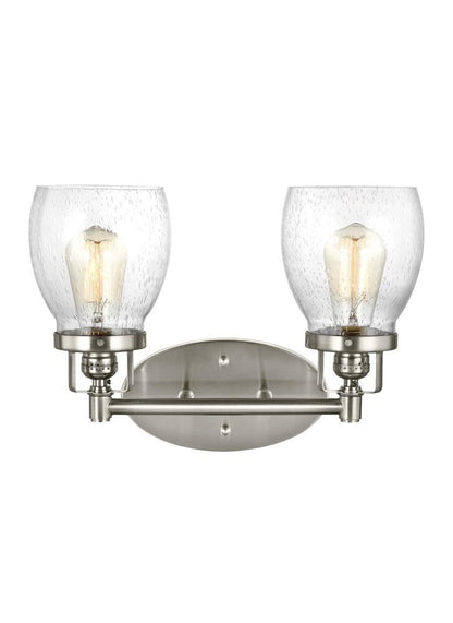 Generation Lighting Belton Two Light Wall / Bath Brushed Nickel