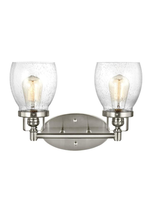 Generation Lighting Belton Two Light Wall / Bath Brushed Nickel