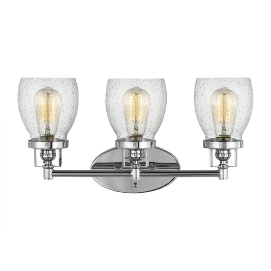 Generation Lighting Belton Three Light Wall / Bath Chrome
