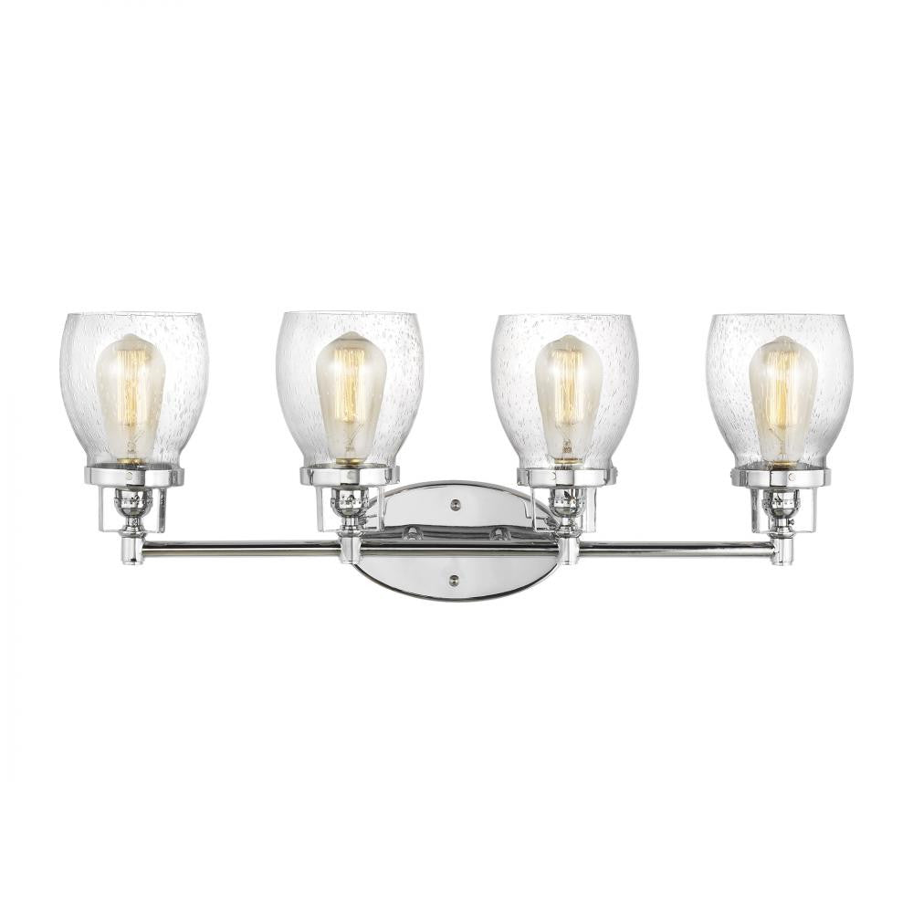 Generation Lighting Belton Four Light Wall/ Bath Chrome