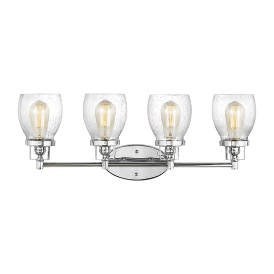 Generation Lighting Belton Four Light Wall/ Bath Chrome