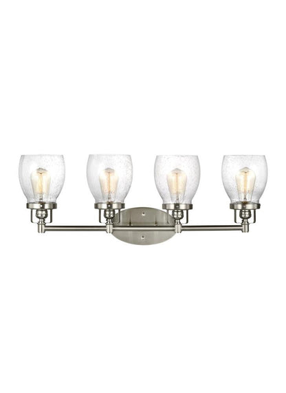 Generation Lighting Belton Four Light Wall/ Bath Brushed Nickel