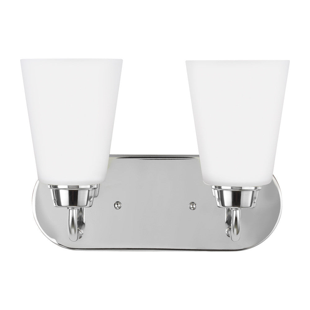Generation Lighting Kerrville Two Light Wall / Bath Chrome