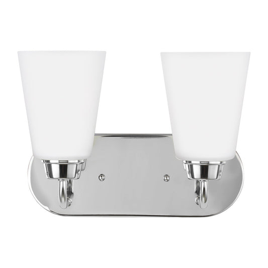 Generation Lighting Kerrville Two Light Wall / Bath Chrome