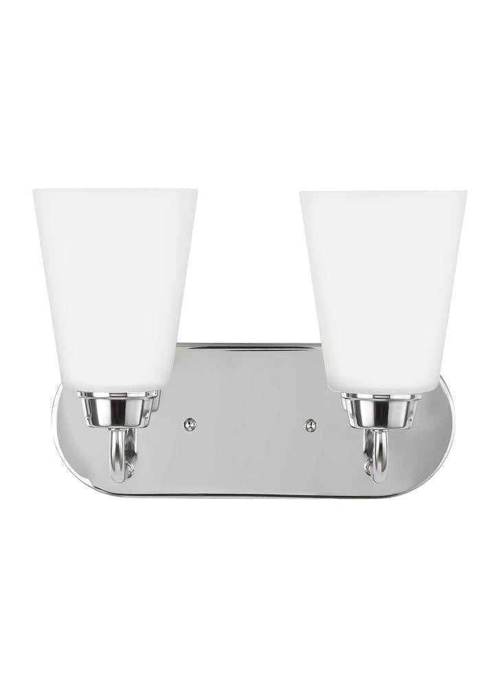 Generation Lighting Kerrville Two Light Wall / Bath Chrome