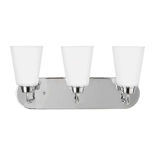 Generation Lighting Kerrville Three Light Wall / Bath Chrome