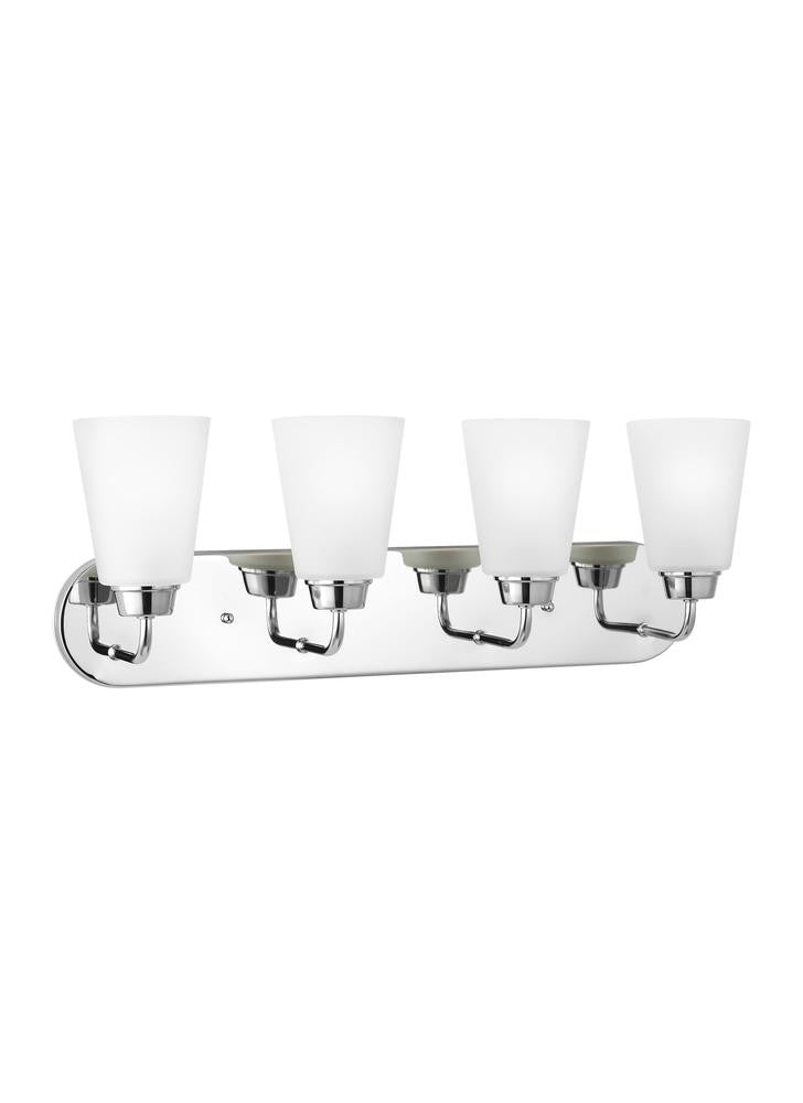 Generation Lighting Kerrville Four Light Wall / Bath Chrome