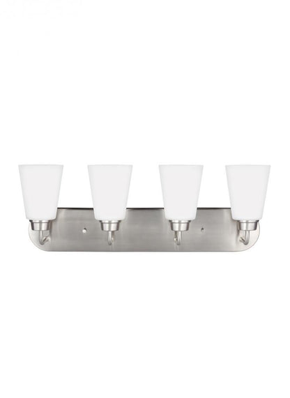 Generation Lighting Kerrville Four Light Wall / Bath Brushed Nickel