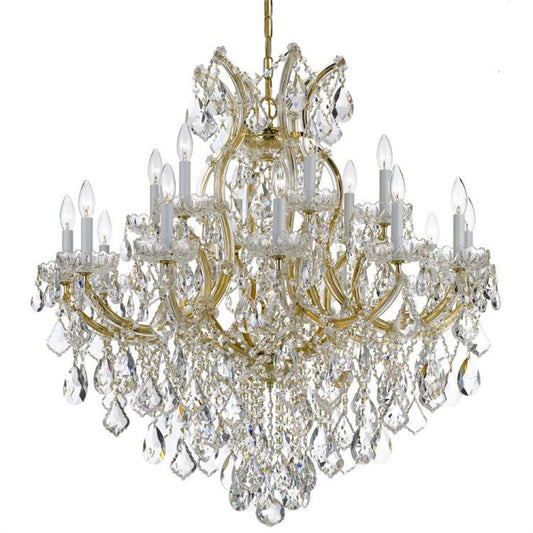 Crystorama Maria Theresa 19 Light Chandelier Gold