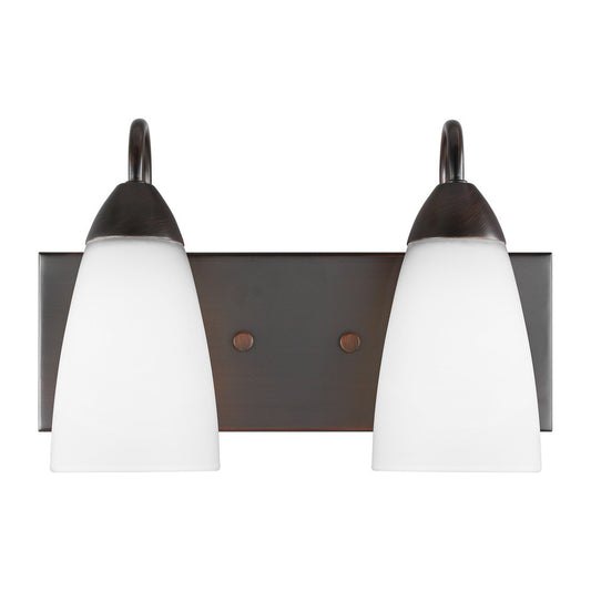 Generation Lighting Seville Two Light Wall / Bath Bronze