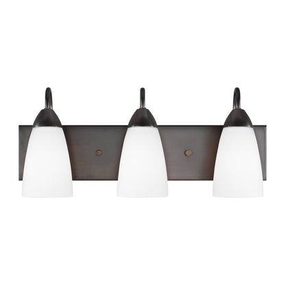 Generation Lighting Seville Three Light Wall / Bath Bronze