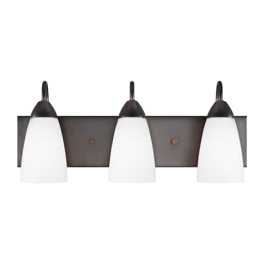 Generation Lighting Seville Three Light Wall / Bath Bronze