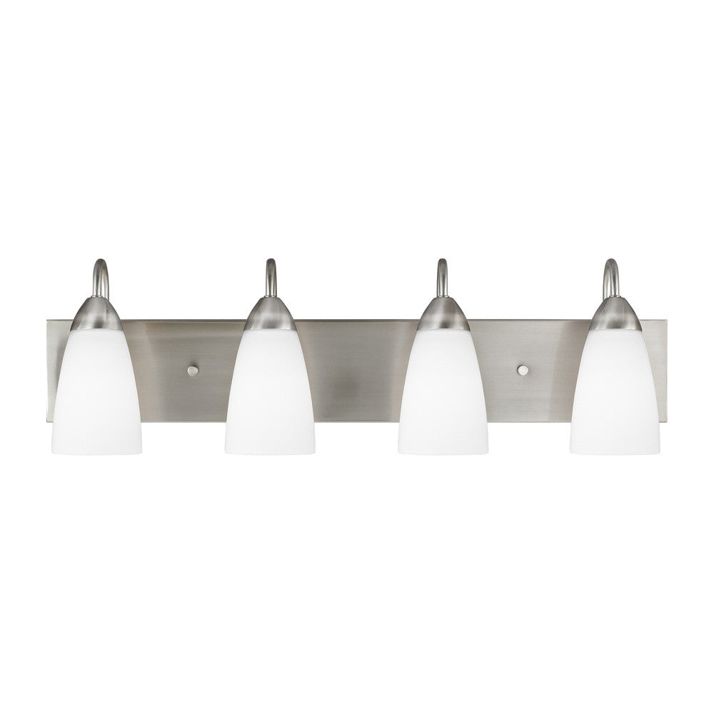 Generation Lighting Seville Four Light Wall / Bath Brushed Nickel